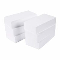 Craft Foam Block - 6-Pack Rectangle Polystyrene Foam Brick - Styrofoam Blocks for Sculpture, Modeling, DIY Arts and Crafts - White, 8 x 4 x 2 inches