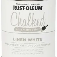Rust-Oleum 285140 Ultra Matte Interior Chalked Paint 30 oz,  Linen White