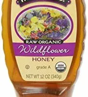 HoneyTree's Raw Organic Honey, Wildflower, 12 Ounce