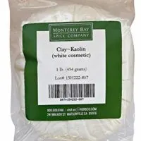 KAOLIN CLAY White Cosmetic NATURAL POWDER Facial Masks Spot Treatments 1 lb (2 bags - 32 oz total)