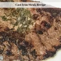 Cast Iron Steak Recipe