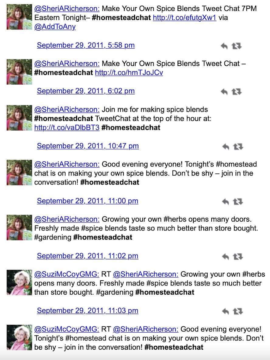 homesteadchat tweetchat archives homemade spice blends