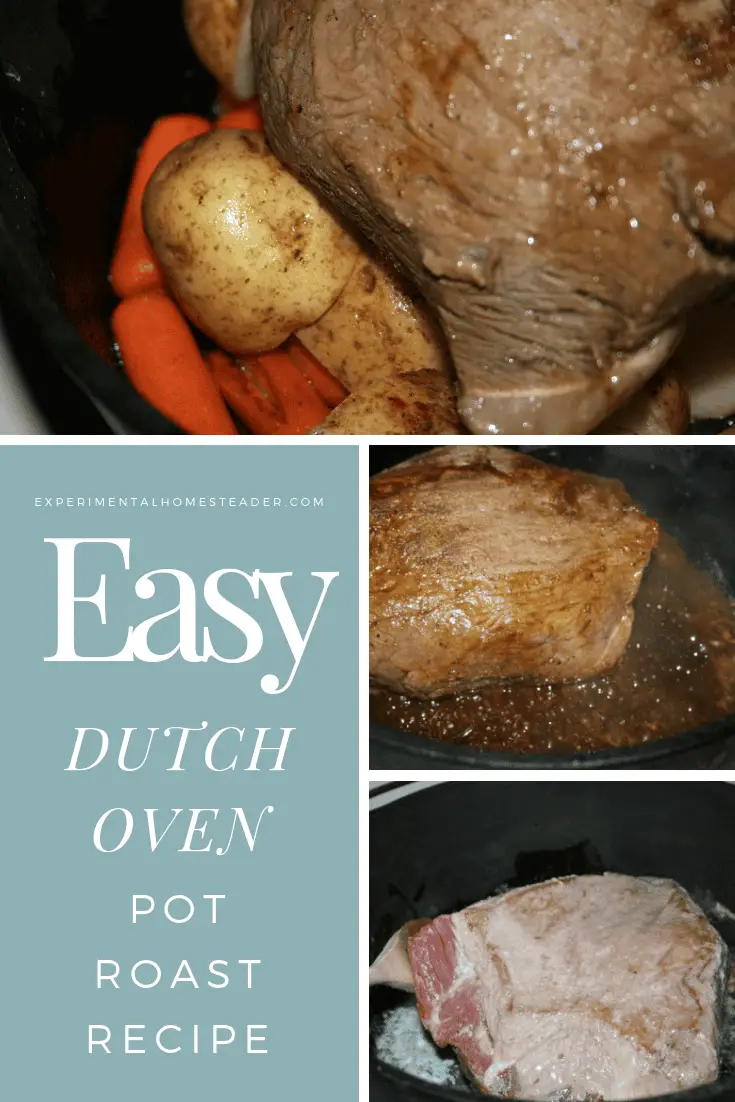 Easy One Pot Cast Iron Pot Roast Recipe Experimental Homesteader