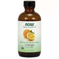 Now Essential Oils, Organic Orange Oil, 4-Ounce