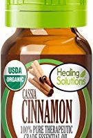 Organic Cinnamon Cassia Essential Oil (100% Pure - USDA Certified Organic) Best Therapeutic Grade Essential Oil - 10ml