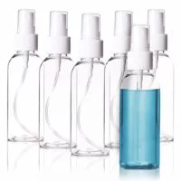 Juvale 20-Pack Fine Mist Mini Plastic 2.7-Ounce Spray Bottles with Atomizer Pumps for Essential Oils, Aromatherapy, and Travel, Empty, Clear, Refillable and Reusable