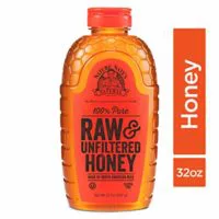 Nature Nate’s 100% Pure Raw & Unfiltered Honey; 32-oz. Squeeze Bottle; Certified Gluten Free & OU Kosher Certified; Enjoy Honey’s Balanced Flavors, Wholesome Benefits & Sweet Natural Goodness