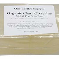 Organic Clear Glycerin - 2 Lbs Melt and Pour Soap Base - Our Earth's Secrets