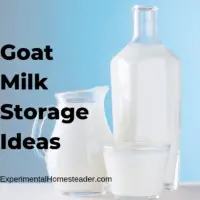 Goat Milk Storage Ideas