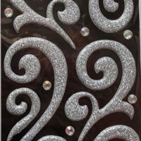 Custom & Decorative {0.25" to 2” Inch} 37 Piece Pack of Mid-Size Stickers for Arts, Crafts & Scrapbooking w/ Cute Swirling Bling Filigree Style {Multicolor}