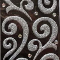 Custom & Decorative {0.25" to 2” Inch} 37 Piece Pack of Mid-Size Stickers for Arts, Crafts & Scrapbooking w/ Cute Swirling Bling Filigree Style {Multicolor}