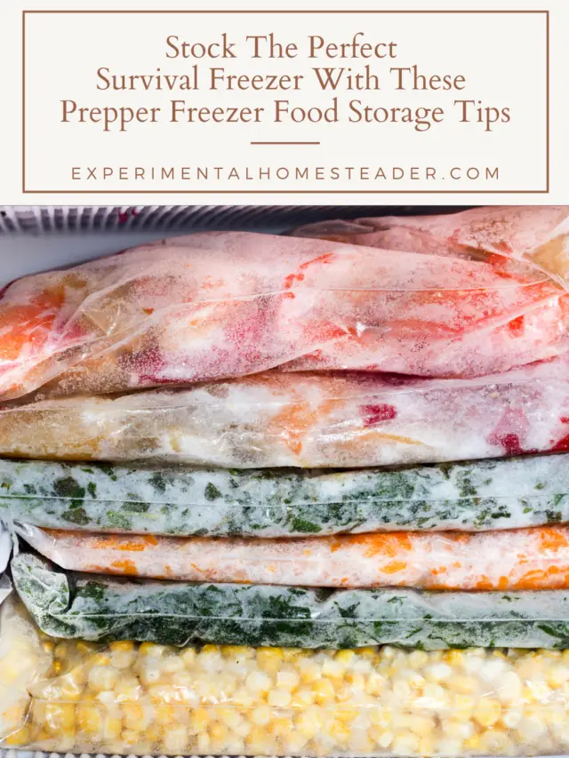 Prepper Freezer Food Storage Tips Story