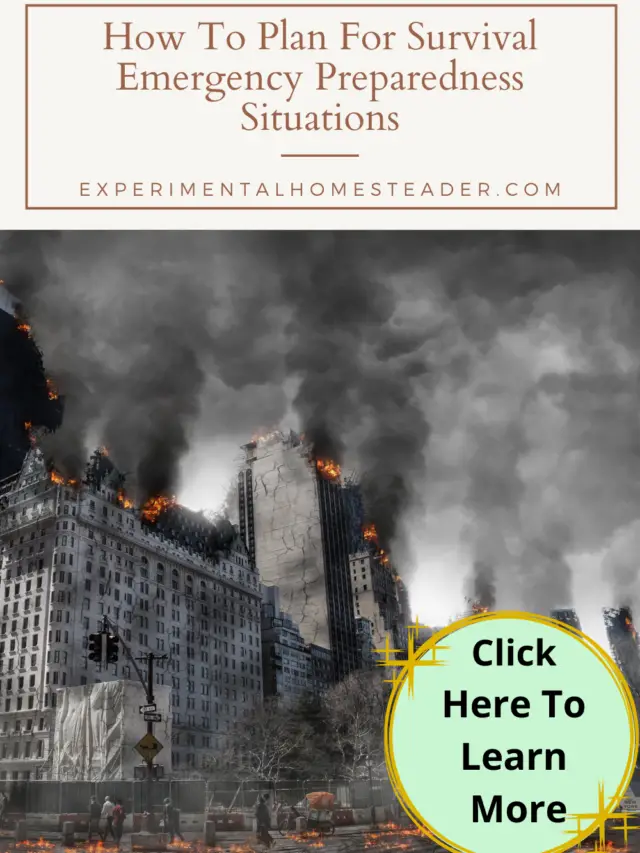 How To Plan For Survival Emergency Preparedness Situations Story