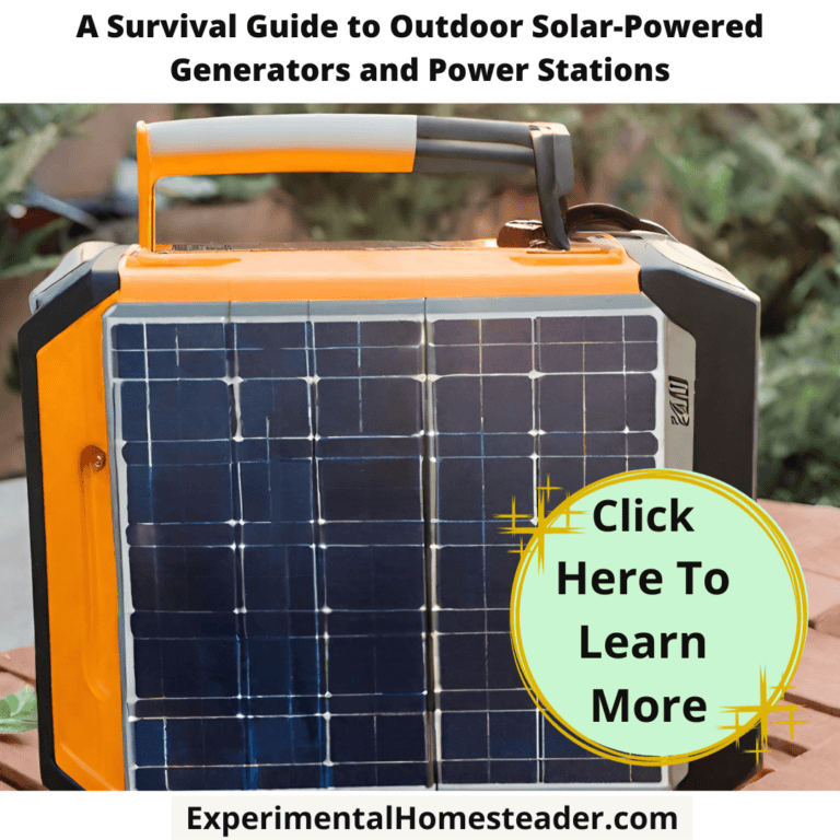 A solar powered generator.