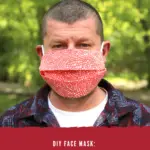 A man wearing a face mask.