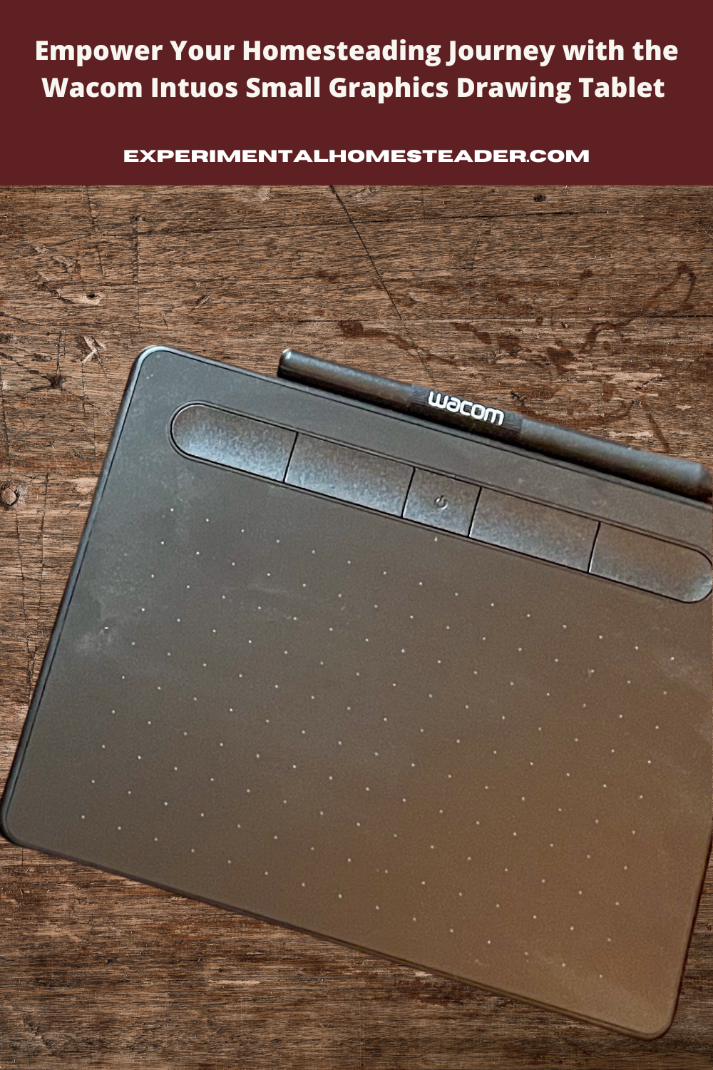 An image of the Wacom Intuos Small Graphics Drawing Tablet