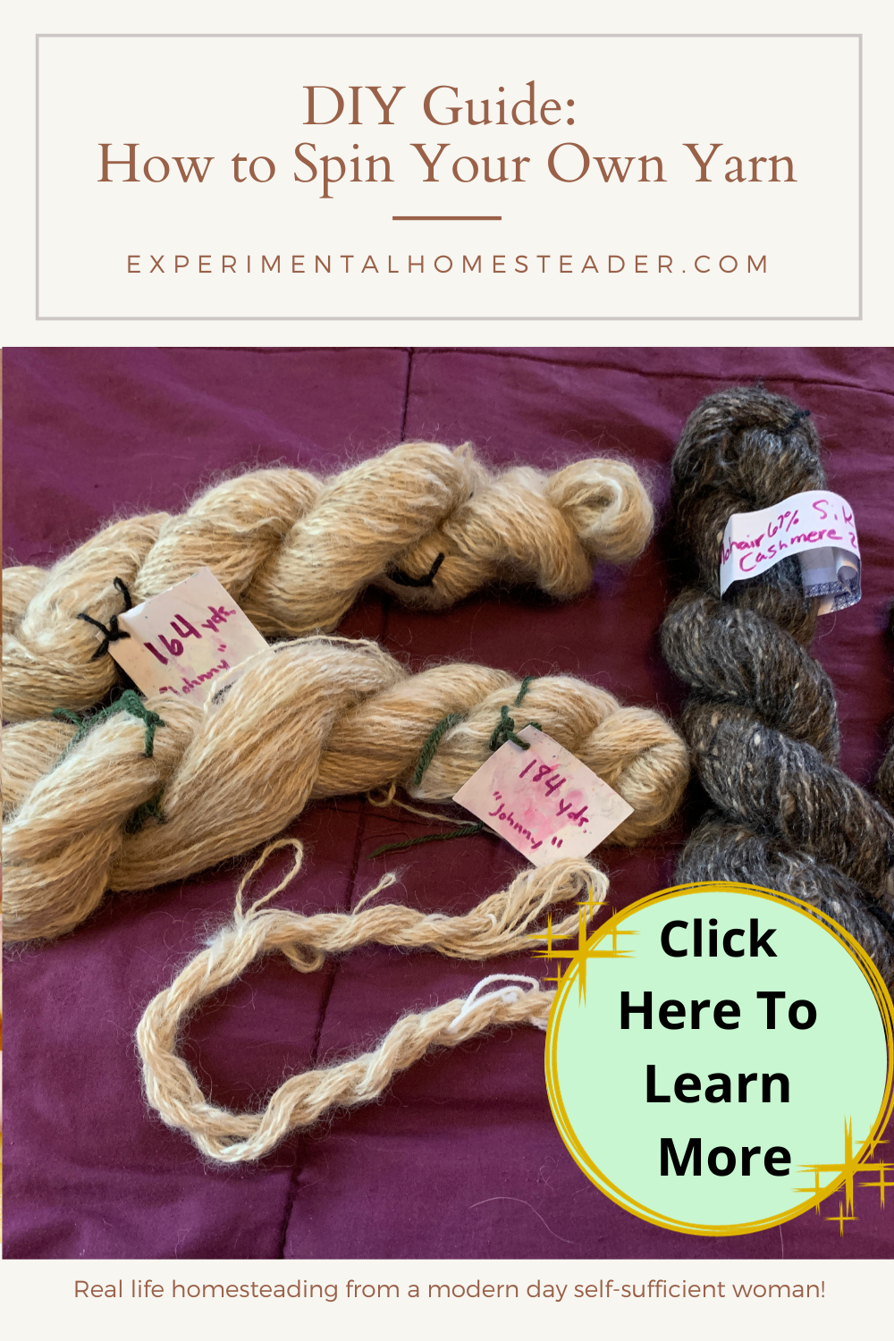 DIY Guide: How to Spin Your Own Yarn - Experimental Homesteader