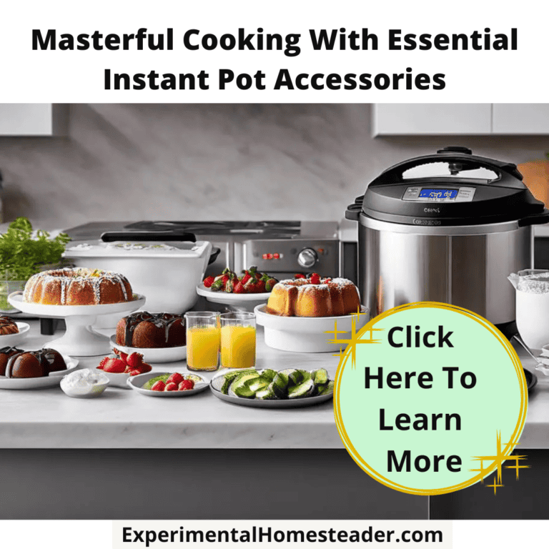 Canning and food preservation with Instant Pot accessories for homesteading and sustainable living.