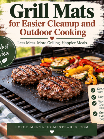 Grill mats for easier cleanup and outdoor cooking